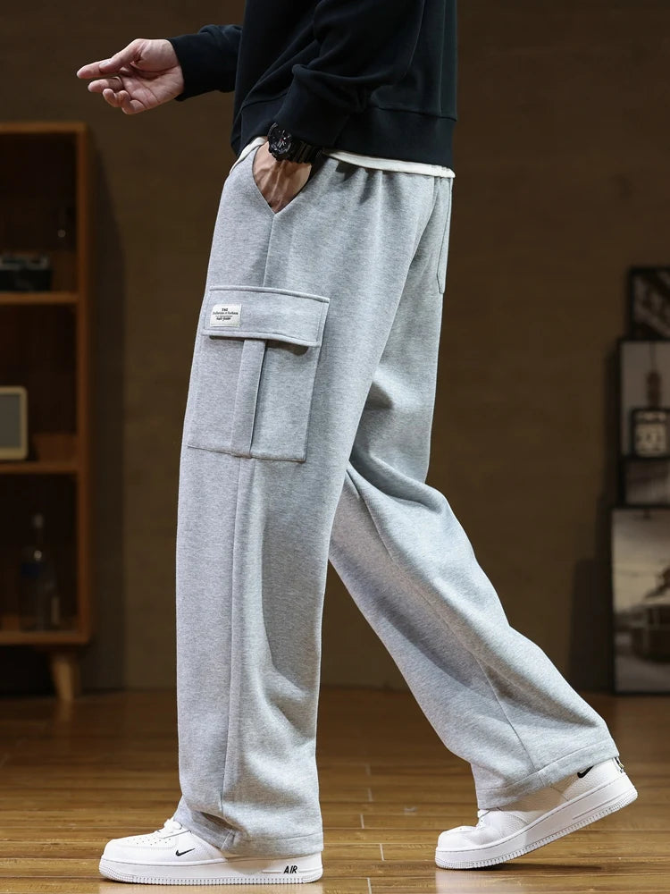 Spring Multi-Pockets Men's Sweatpants
