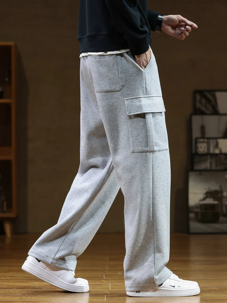 Spring Multi-Pockets Men's Sweatpants