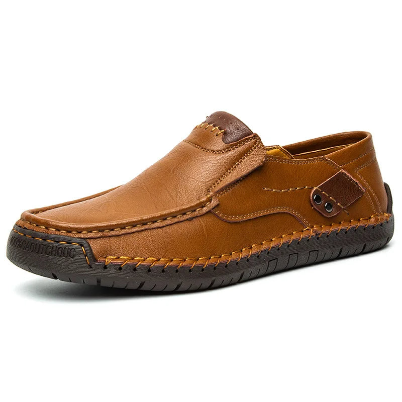 Leather Men's Slip on  Loafers