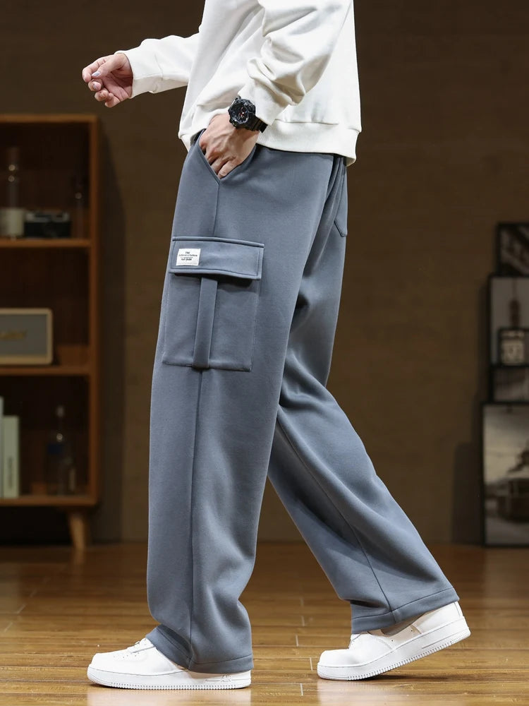 Spring Multi-Pockets Men's Sweatpants