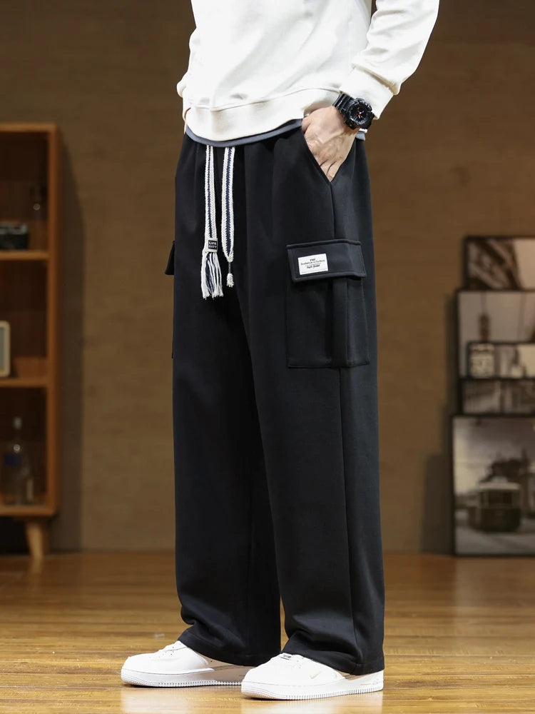 Spring Multi-Pockets Men's Sweatpants