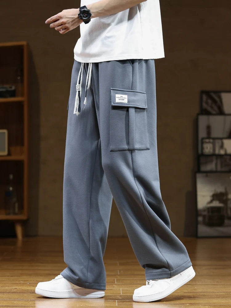 Spring Multi-Pockets Men's Sweatpants
